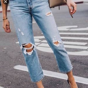 Levi’s wedgie straight jeans